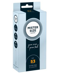 Mister Size 53mm pack of 10