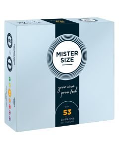 Mister Size 53mm pack of 36