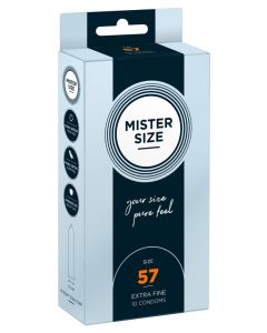 Mister Size 57mm pack of 10