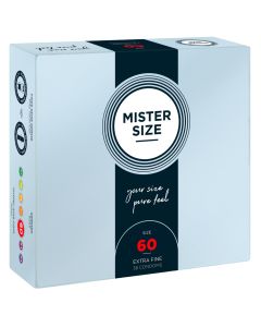 Mister Size 60mm pack of 36