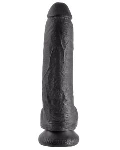 KC 9" Cock with Balls Dark