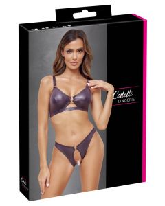 Bra and Briefs purple XL