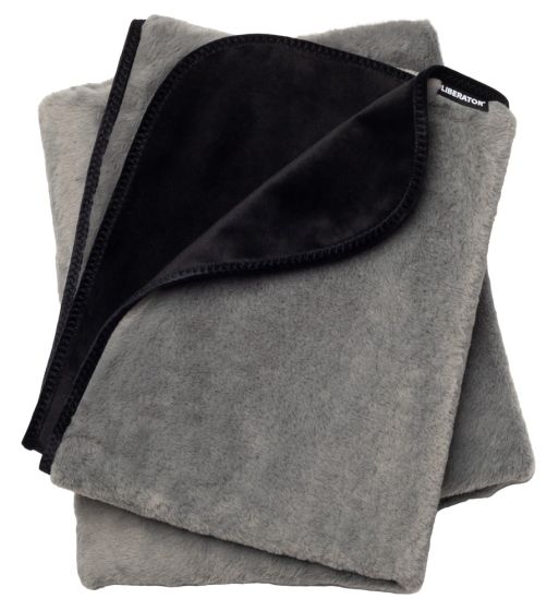 Faux Fur Fascinator Grey/Black