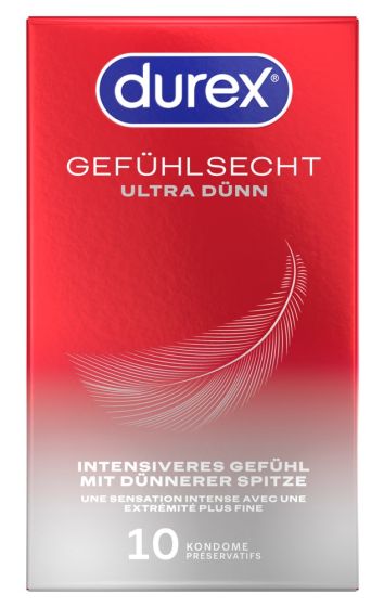Durex Gefühlsecht Ultra Dünn10