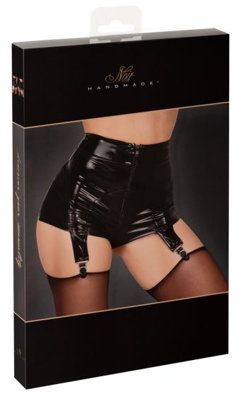 Noir Suspender Panty XL