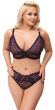 Bra Set purple 4XL