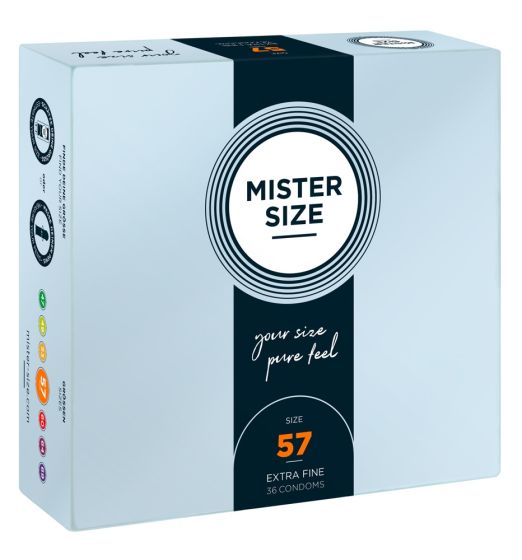 Mister Size 57mm pack of 36