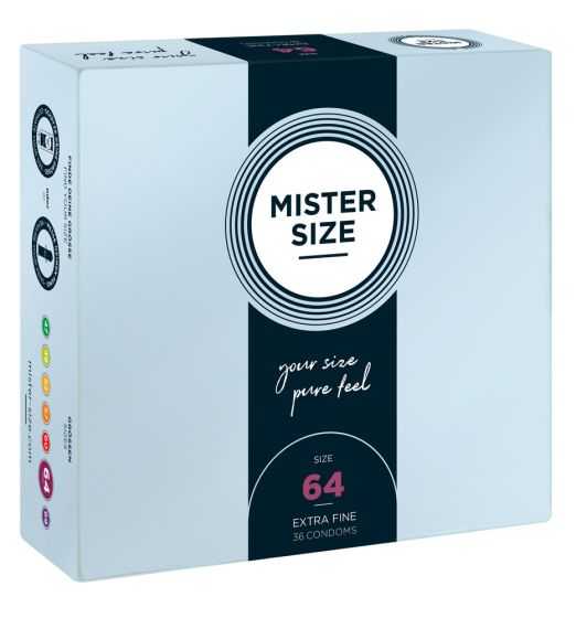 Mister Size 64mm pack of 36