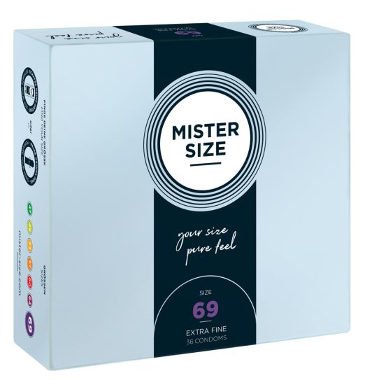 Mister Size 69mm pack of 36