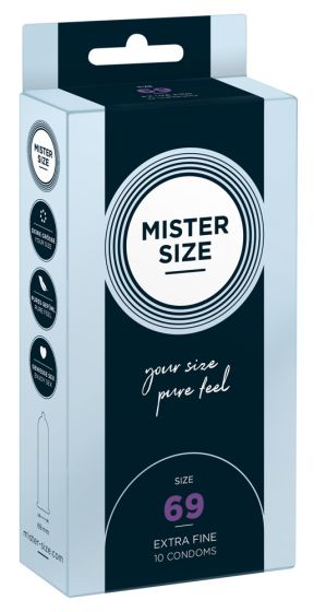 Mister Size 69mm pack of 10
